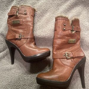 Guess GW Benny Faux Fur Boots